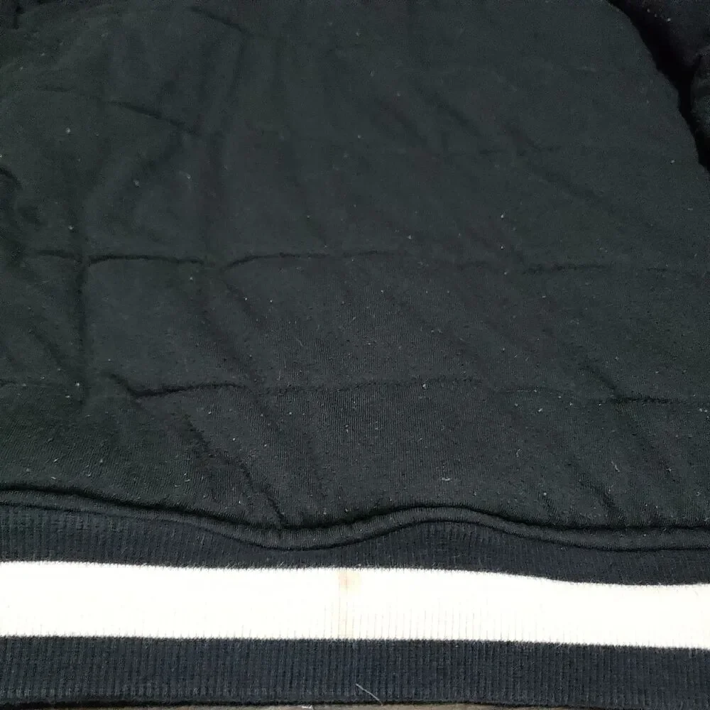 Gymboree Rock n Roll Collection Varsity Blue Black Zip Boys Warm Coat  L (10-12)
